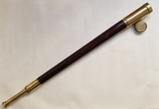 Large Mahogany/Brass Marine Scope, 1m, C. 1860