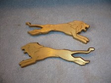 Original  Chrysler Windsor Saratoga Golden Lion emblems  OEM Both R&L free ship