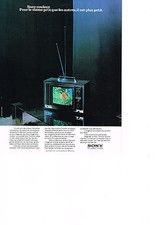 1974 SONY The New Triniton TV ADVERTISEMENT