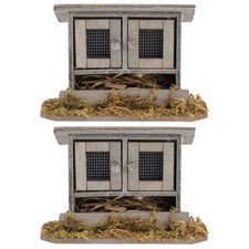  2 Pcs Poulailler Maison De