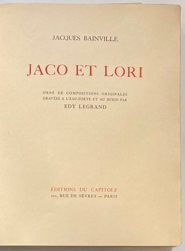 Bainville jacques jaco et - jaco,