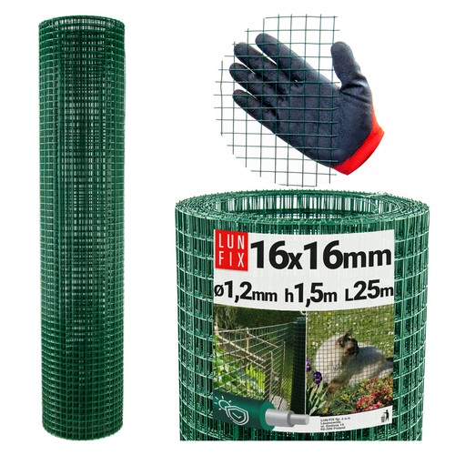 Fil clôture pvc vert - de,