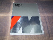 1983 BMW M 635 CSi Top Rarity Stunning Prestige Brochure + Supplement!!!