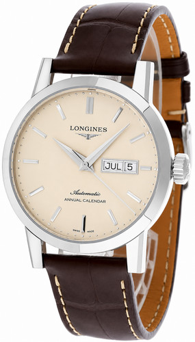 Longines 1832 auto 40mm - longines, beige