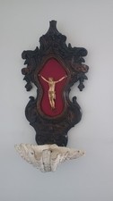 Crucifix Christ sur cadre en