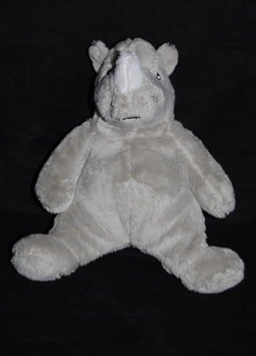 Doudou rhinocéros anna - rhinocéros,