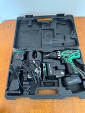 Hitachi DS 12DVF3 12V Cordless Drill Driver w/Battery/Charger/Case/Bits ~ TESTED
