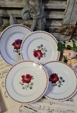 4 ANCIENNES ASSIETTES A