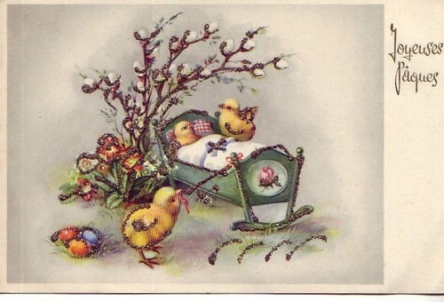 Cpa joyeuses paques - cpa,