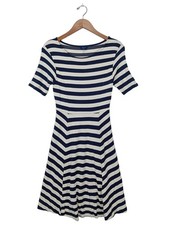 GANT Robe en maille tricotées Dames Robe T EU 34 bleu-blanc élégant