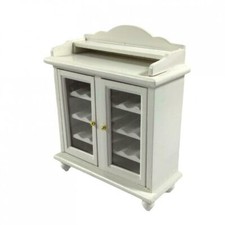 Maison De Poupée Armoire À Vin Blanc Miniature Cuisine Bar Meubles 1:12