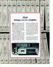 Advertising 088 1984 Akai LE VS 6S VHS Recorder