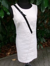 Robe lin beige stretch