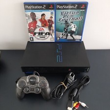 Console Sony PlayStation 2 FAT Ps2 PAL Complete Avec Manette Cables et jeux