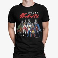 Gatchaman Alter Ego Line Up Official Men's T-shirt G Force Battle of the Planets