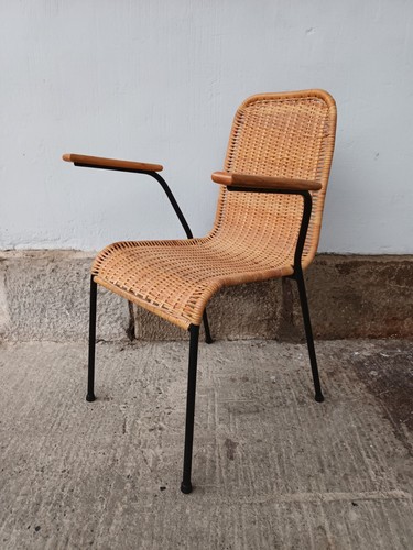 Vintage chaise korbstuhl - vintage,