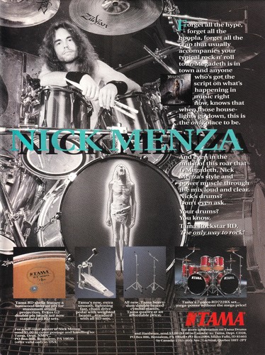 Megadeth nick menza - megadeth,