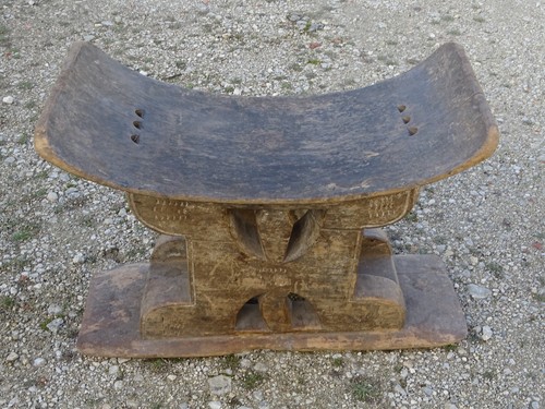 Ancien tabouret africain de - tabouret,