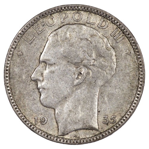 Belgique francs 1935 argent - 1935,