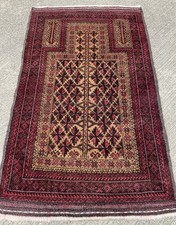 Tapis Ancien 140x90cm Persan Baloutche Teppich Alfombra Carpet rugs Tappeto