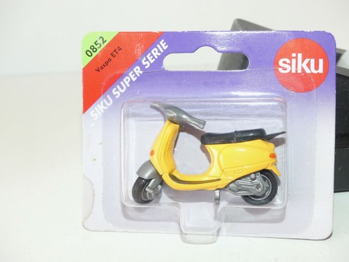 Moto vespa et4 jaune - moto, siku