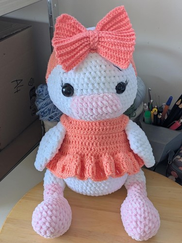 Canard doudou trés - douce, en