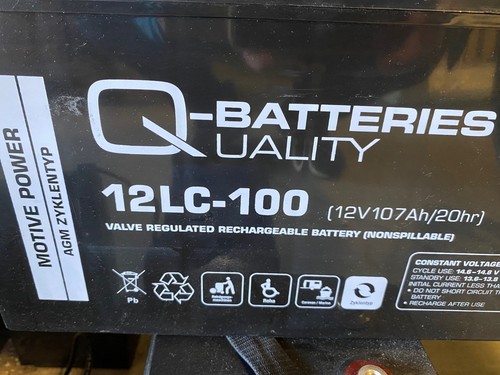 Batteries 100ah occasion - batteries, d'occasion