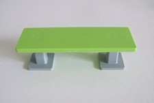 PLAYMOBIL (Y1219) HOPITAL - Table Verte avec Pieds Gris Grand Hôpital 4404 