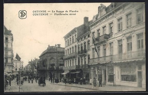 Cpa ostende rampe de - la,