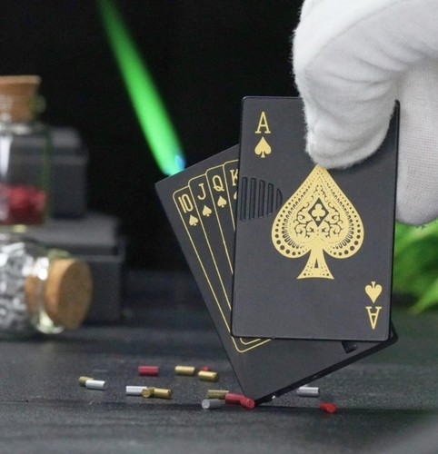 Briquet tempête led poker - briquet,