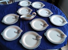 10 ASSIETTES À POISSON, UNE