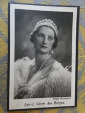 pious image mortuary astrid queen of the Belgians, merchant photo, ed° Bertels