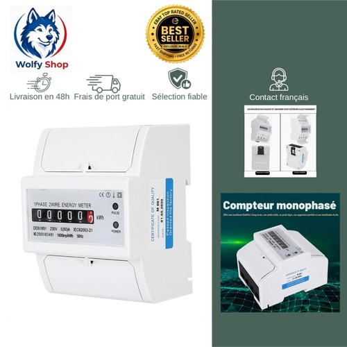 Compteur énergie - compteur, d'Énergie