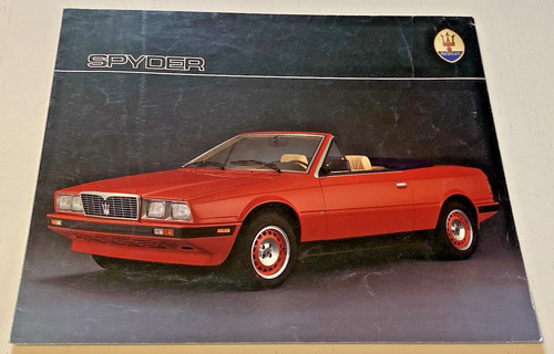 Brochure vente maserati - brochure,