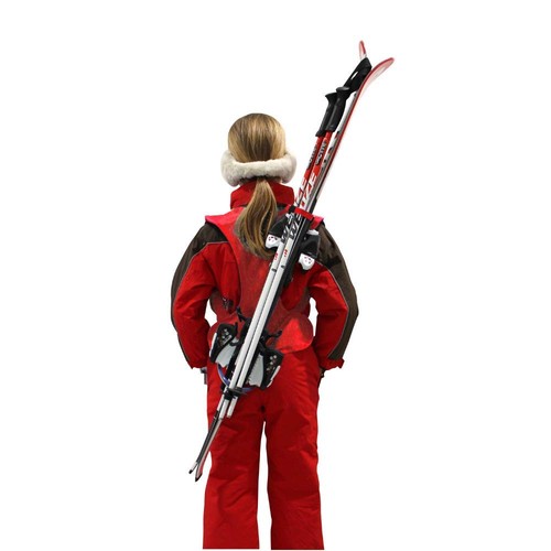 Skiback porte ski noir - noir, adulte