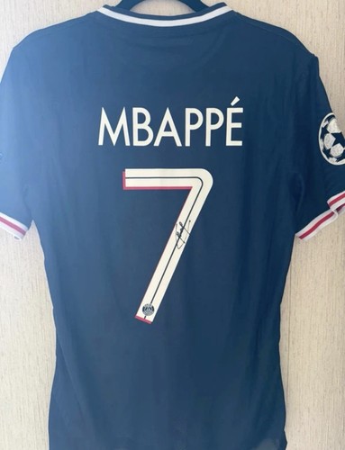 Maillot mbappé psg dedicacé - maillot,