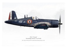 Print F4U-7 Corsair, Flottille