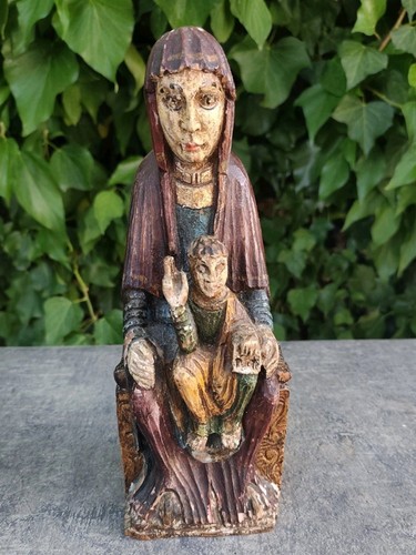 Ancienne vierge enfant - à, l'enfant
