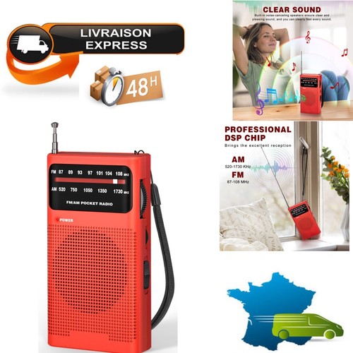 Radio portable à pile - am/fm,