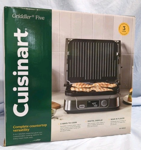 Cuisinart griddler 1 - griddler, 5-in-1