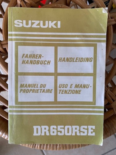 Suzuki dr650rse manuel fr - de,