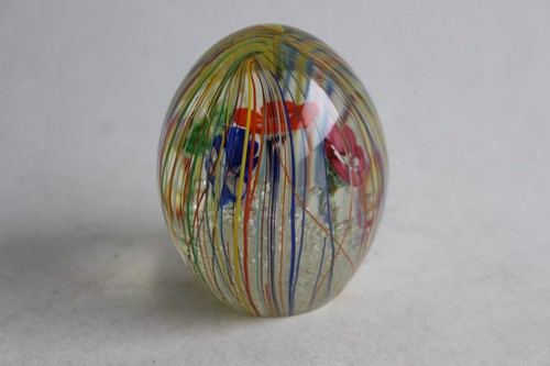 Egg sulfide murano glass - egg,