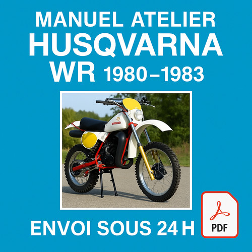 Manuel atelier husqvarna - manuel, wr