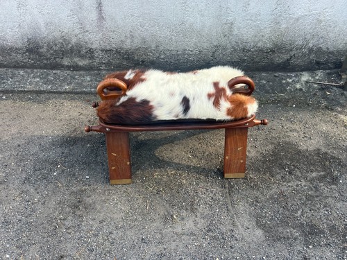Tabouret selle chameau - de,