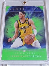 2024 Panini Origins Tyrese Haliburton #70 NEON GREEN /25 Edition - Rare
