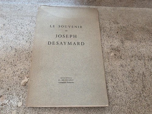 Brochure souvenir joseph - le, de