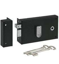 Serrure applique Noire de