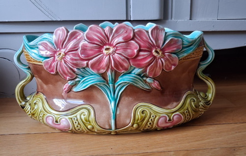 Belle jardinière faïence - belle, en