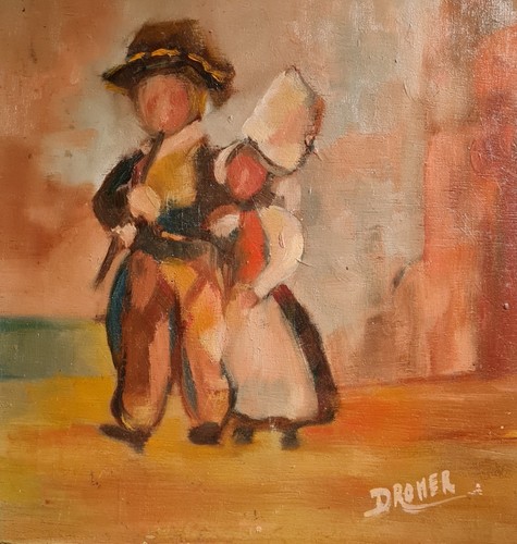 Tableau fauviste par dromer - tableau,