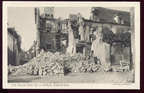 France senlis cpa rare - senlis,